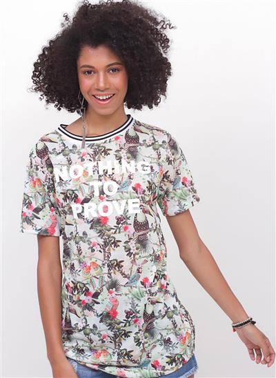 BLUSA ALONGADA FULL PRINT TUCANOS - ESTAMPADO - youcom: vem cá conferir  suas peças favoritas