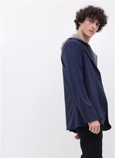 blazer with a moletom com capuz