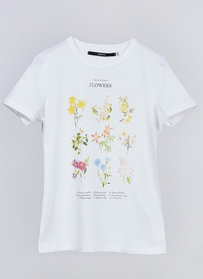 camisetas de flores