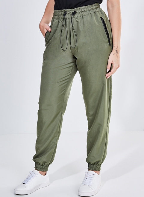 Calça Jogger Verde Militar - youcom: vem cá conferir suas peças favoritas