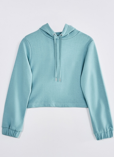 aritzia tna cropped moletom com capuz