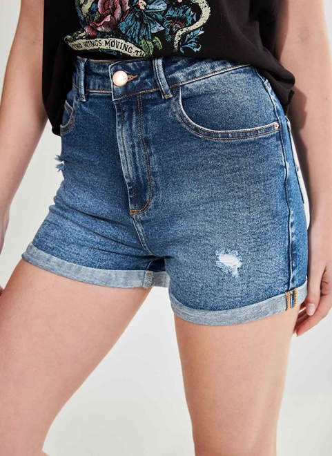 Short Jeans Hot Pants Cintura Alta - youcom: vem cá conferir suas peças ...
