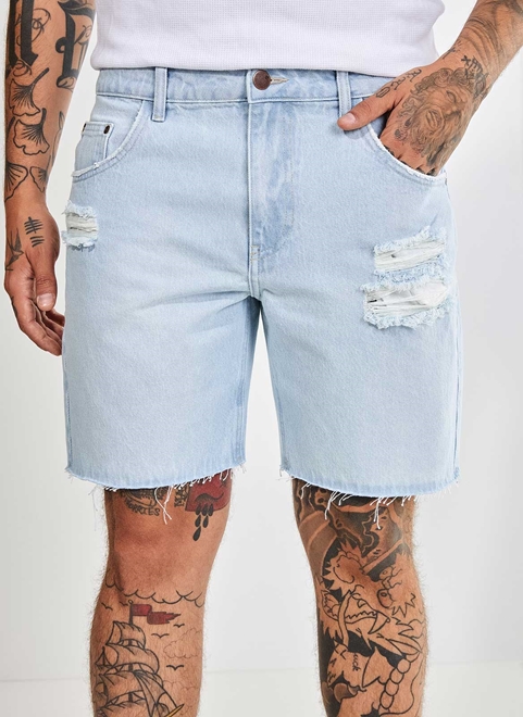 Bermuda Jeans Clara Desfiada - youcom: vem cá conferir suas peças favoritas