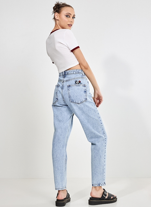 Calça Mom Jeans Disney - youcom: vem cá 