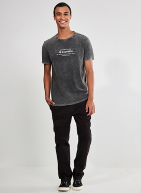Camiseta Marmorizada Escrito