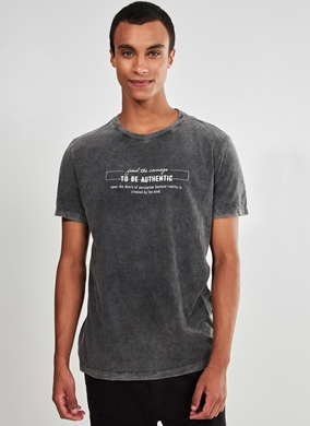 Camiseta Marmorizada Escrito